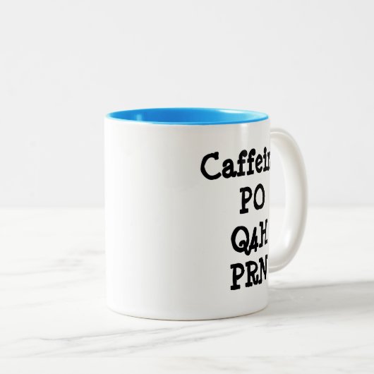 Koffein-Tasse Zweifarbige Tasse (VorderseiteRechts)