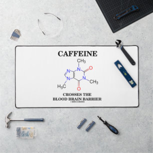 Koffein überschreitet die Blutkörperchenbarriere Schreibtischunterlage