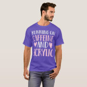 Koffein- und Acryltechnik T-Shirt (Vorne ganz)