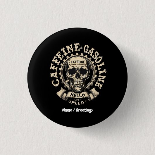 Koffein und Benzin Say Hallo zu Speed Button (Vorderseite)