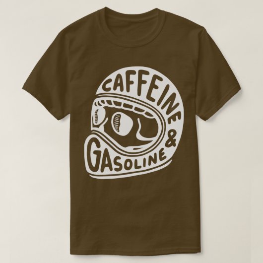 Koffein und Benzin T-Shirt (Design vorne)