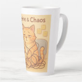 Koffein und Chaos Kaffeetasse Milchtasse (Rechte Ecke)