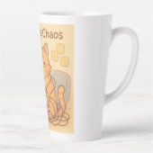 Koffein und Chaos Kaffeetasse Milchtasse (Rechts)