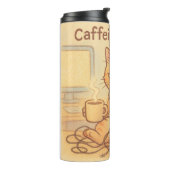 Koffein und Choas-Thermische Tumoren Thermosbecher (Nach links gedreht)