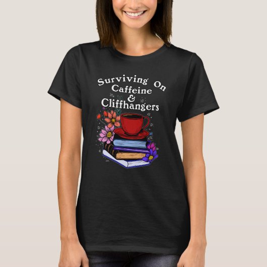 Koffein und Cliffhanger Farbige T-Shirt (Vorderseite)