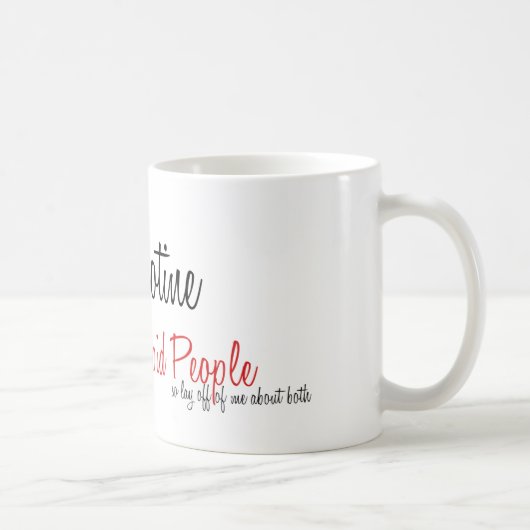 Koffein und Nikotin Kaffeetasse (Rechts)