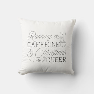 Koffein und Weihnachtscreme Kissen