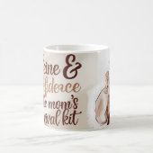 Koffein & Vertrauen - Funny Mama Kaffee Tasse (Mittel)