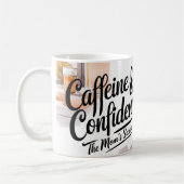 Koffein & Vertrauen - Mama Geschenk Kaffee Tasse (Links)