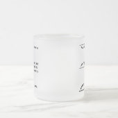 Koffein-waagerecht ausgerichtete Maße Mattglastasse (Mittel)