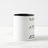 Koffein-waagerecht ausgerichtete Maße Tasse (Zentrum)