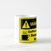 Koffein-warnende Aufsichtskraft Kaffeetasse (Mittel)