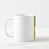 Koffein-warnende Matrone Kaffeetasse (Links)