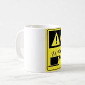 Koffein-warnender Krankenpflege-Lehrer Kaffeetasse (Vorderseite Links)