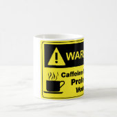 Koffein-warnender Professor Kaffeetasse (Mittel)