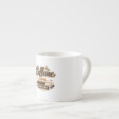 Koffein wird geladen… Bitte warten Espressotasse (Vorderseite Rechts)