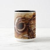 Koffein Zweifarbige Tasse (Mittel)