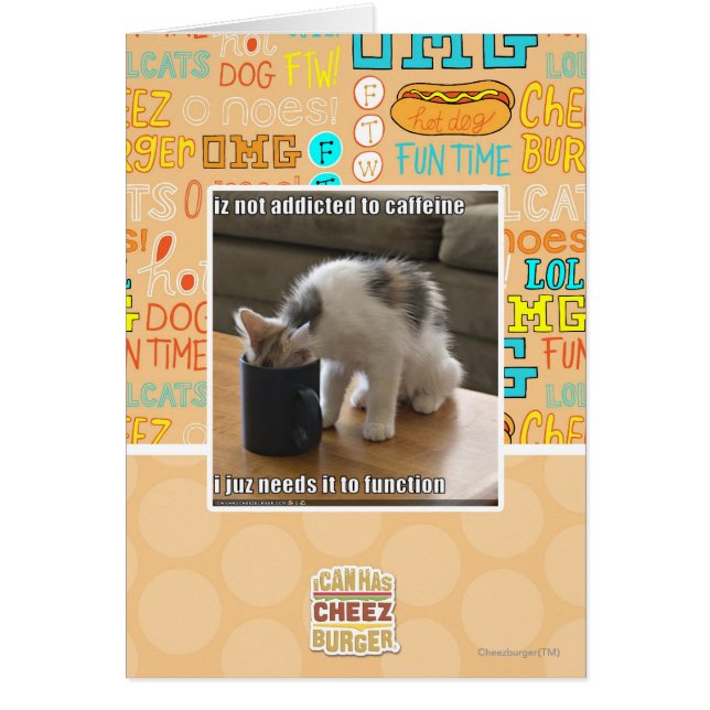 koffeinabhängig (Vorne)