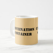 Koffeinationsbehälter Kaffeetasse (Vorderseite Links)