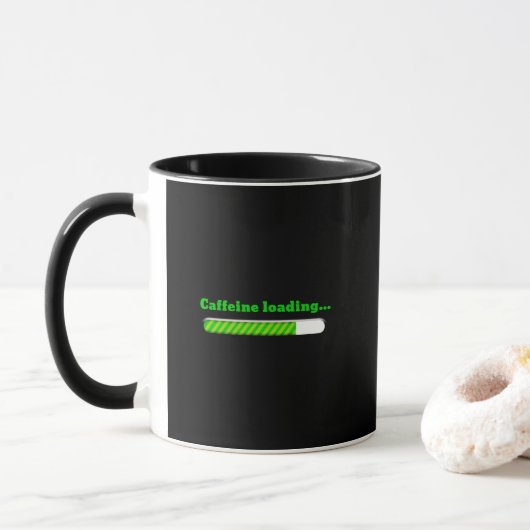 Koffeinbelastung Tasse (Mit Donut)
