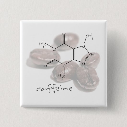 Koffeinbohnen Button (Vorderseite)