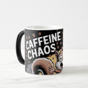 Koffeine Chaos mit Eichhörnchen Verwandlungstasse