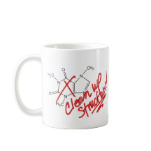 Koffeine-Tasse für Chemiker - Säuberungsstruktur!