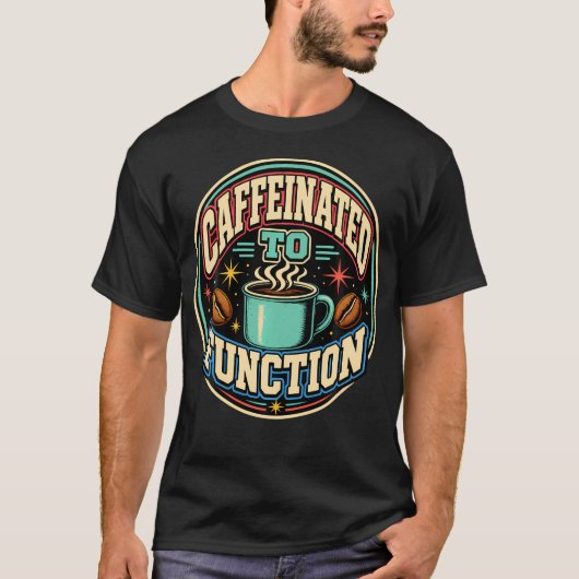 Koffeinhaltiger Funktionskaffee T-Shirt (Vorderseite)