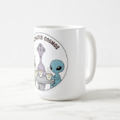 Koffeinhaltiger Kosmos Süße Lustige Alien-Kaffee Kaffeetasse (VorderseiteRechts)