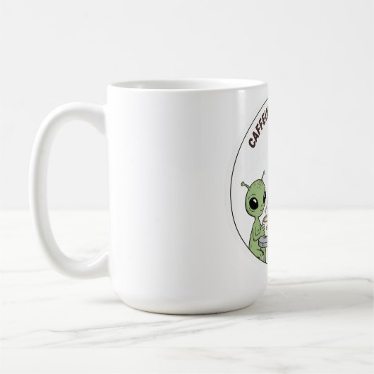 Koffeinhaltiger Kosmos Süße Lustige Alien-Kaffee Kaffeetasse (Links)