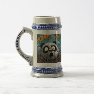 Koffeinhaltiger Panda Bierglas