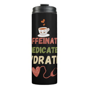 koffeiniert, hydriert thermosbecher