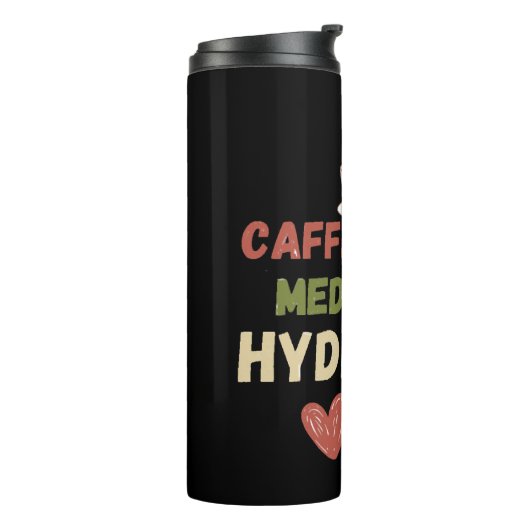 koffeiniert, hydriert thermosbecher (Nach links gedreht)