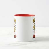 Koffeiniert und motiviert - Power Tasse Design (Zentrum)