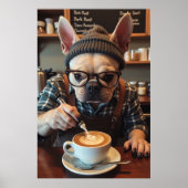 Koffeinierte Franchie: Bohnen vor Barks beginnen Poster (Vorne)