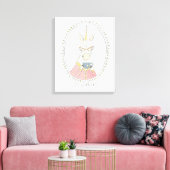 Koffeinierte Süsse | Einhorn aufbrechen Leinwanddruck (Insitu (Wohnzimmer))