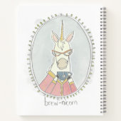 Koffeinierte Süsse | Einhorn aufbrechen Notizblock (Rückseite)