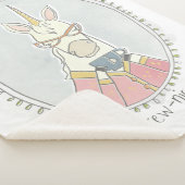 Koffeinierte Süsse | Einhorn aufbrechen Sherpadecke (3/4)