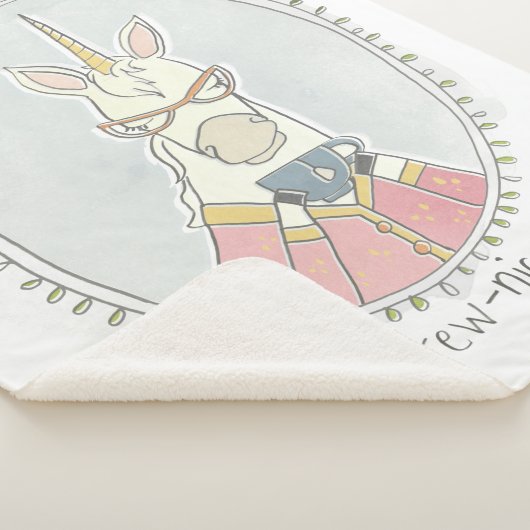 Koffeinierte Süsse | Einhorn aufbrechen Sherpadecke (3/4)