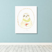 Koffeinierte Süsse | Sloffee Leinwanddruck (Insitu (Holzboden))