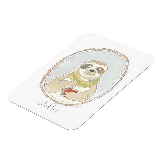 Koffeinierte Süsse | Sloffee Magnet (Linke Seite)