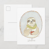 Koffeinierte Süsse | Sloffee Postkarte (Vorne/Hinten)