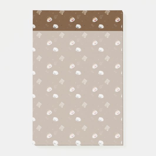 Koffeinierte Welt Post-it Klebezettel (Vorderseite)