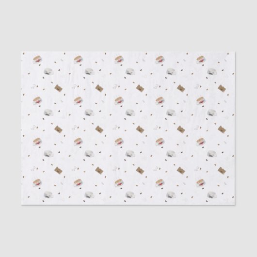 Koffeinierte Welt Seidenpapier (Vorderseite)