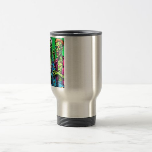 Koffeinierte Zombies Reisebecher (Mittel)