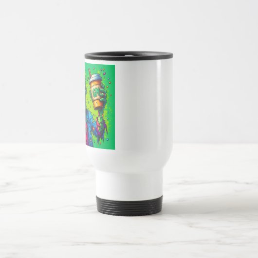 Koffeinierte Zombies Reisebecher (Mittel)