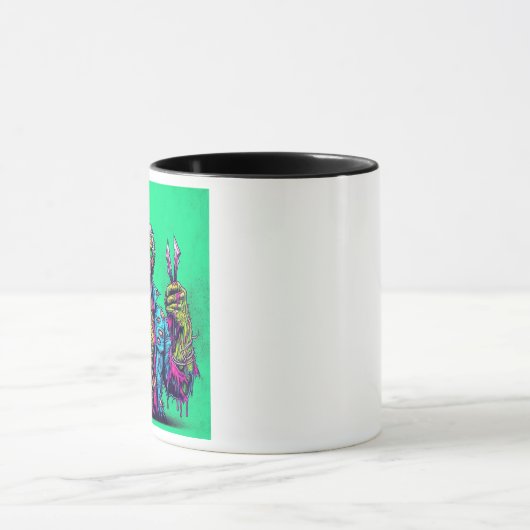 Koffeinierte Zombies Tasse (Zentrum)