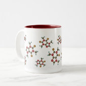 Koffeinkaffee-Tasse Zweifarbige Tasse (Vorderseite Links)