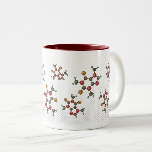 Koffeinkaffee-Tasse Zweifarbige Tasse (VorderseiteRechts)