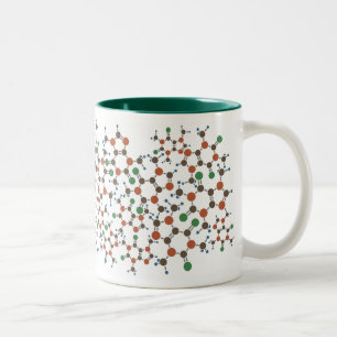 Koffeinkaffee-Tasse Zweifarbige Tasse